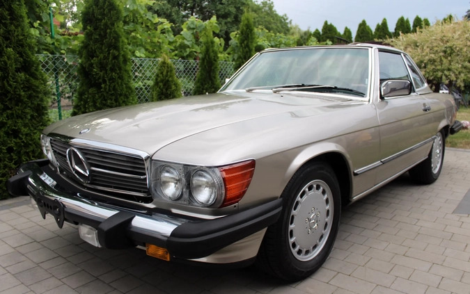 Mercedes-Benz SL cena 99000 przebieg: 135893, rok produkcji 1986 z Poznań małe 781